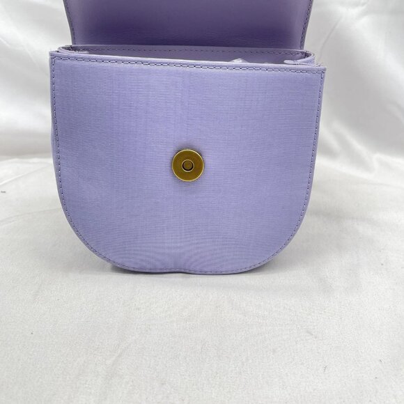 Vivienne Westwood Womens Jodie Saddle Bag Satin Lilac - Picture 4 of 12